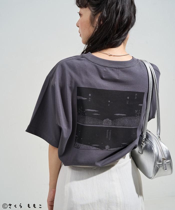 COJI-COJI 星空 漫畫背面印花T恤