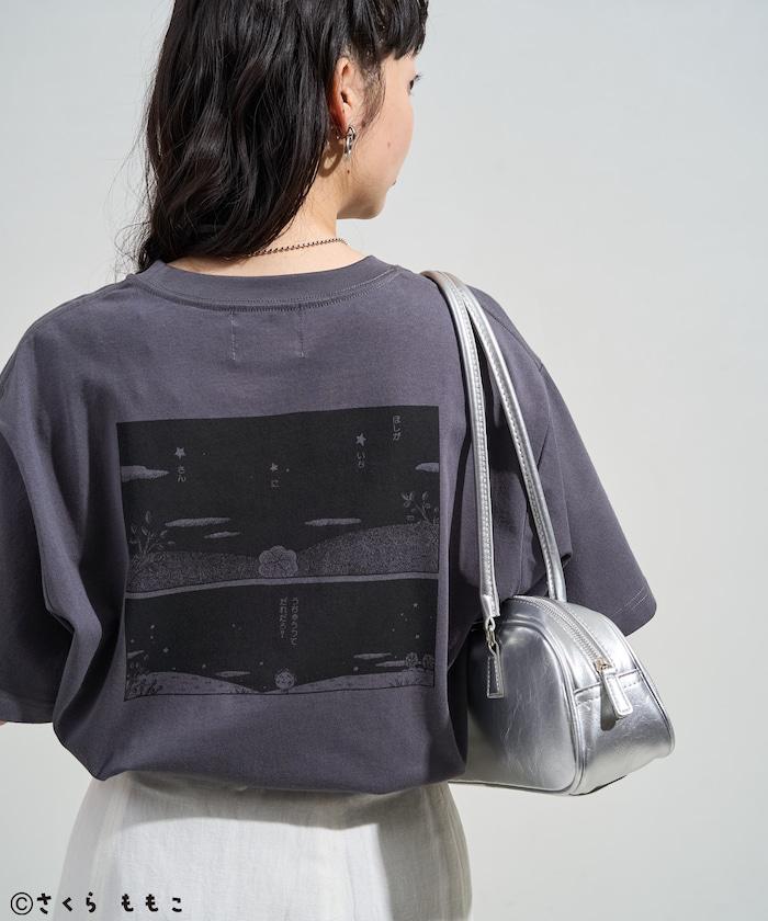 COJI-COJI 星空 漫畫背面印花T恤