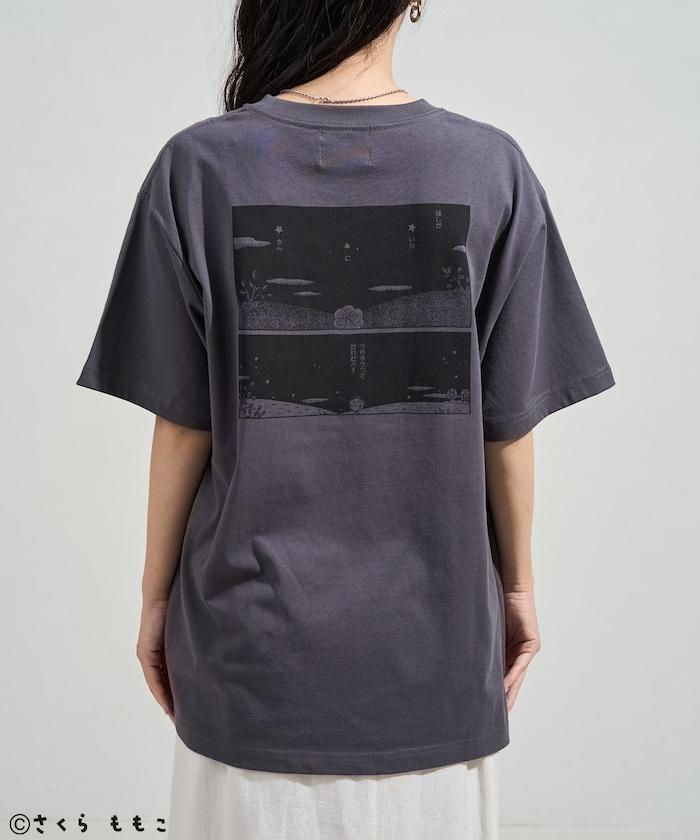 COJI-COJI 星空 漫畫背面印花T恤