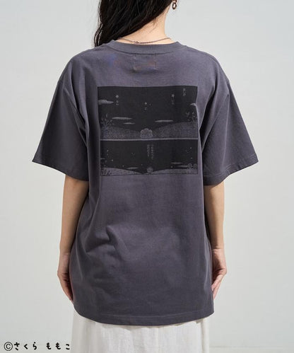 COJI-COJI 星空 漫畫背面印花T恤