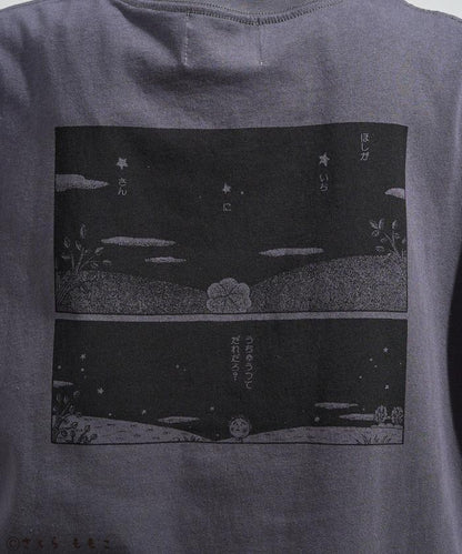 COJI-COJI 星空 漫畫背面印花T恤