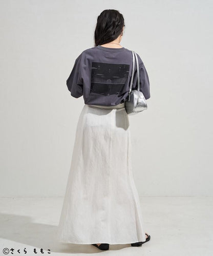 COJI-COJI 星空 漫畫背面印花T恤