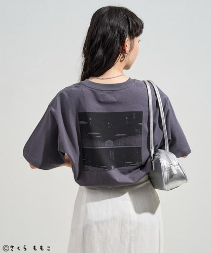 COJI-COJI 星空 漫畫背面印花T恤