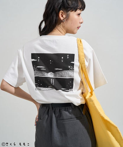 COJI-COJI 星空 漫畫背面印花T恤