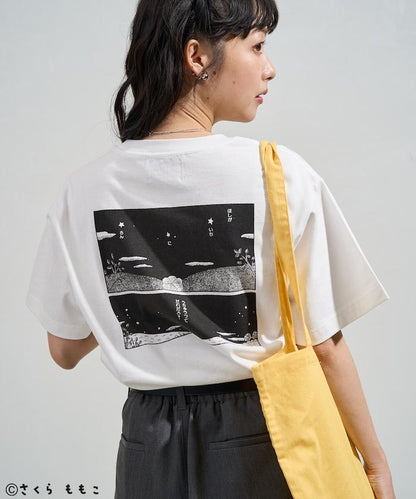 COJI-COJI 星空 漫畫背面印花T恤