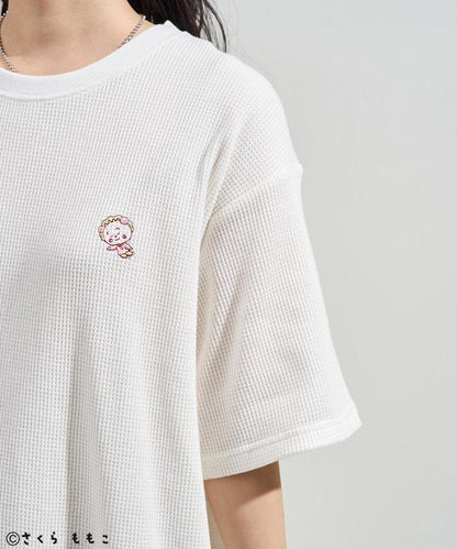 COJI-COJI 短袖室內服套裝/睡衣套裝/格紋T恤 毛巾褲套裝/印花褲