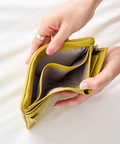 牛皮革 帶流蘇 小號 錢包