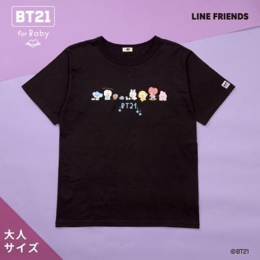 【《BT21》】印花及刺繡短袖T恤（成人款）