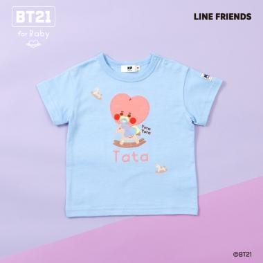 【《BT21》】刺繡短袖T恤