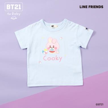 【《BT21》】刺繡短袖T恤