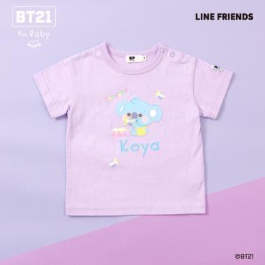 【《BT21》】刺繡短袖T恤