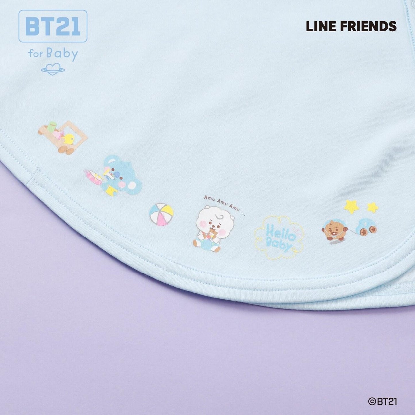 【《BT21》】印花及刺繡披風