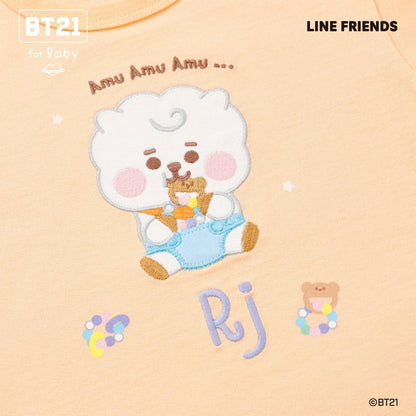 【《BT21》】刺繡短袖T恤