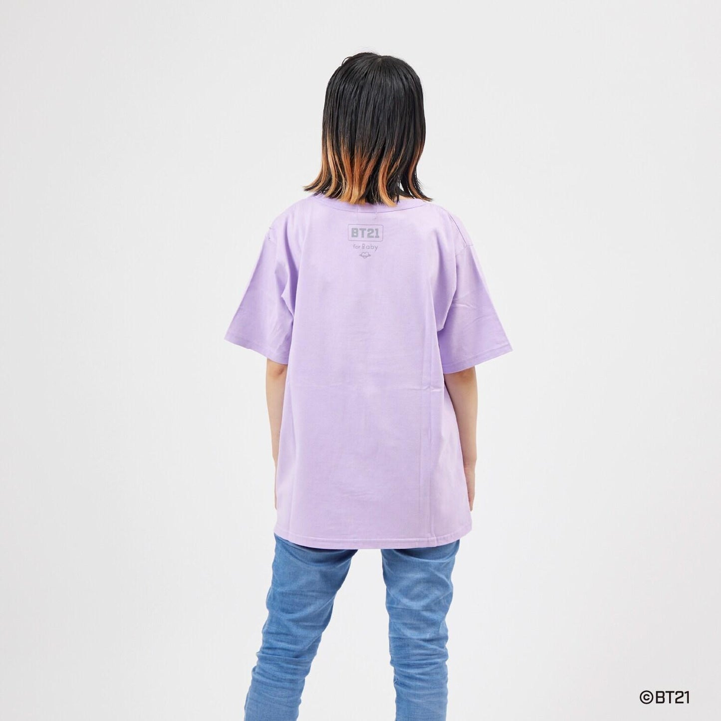 【《BT21》】印花及刺繡短袖T恤（成人款）