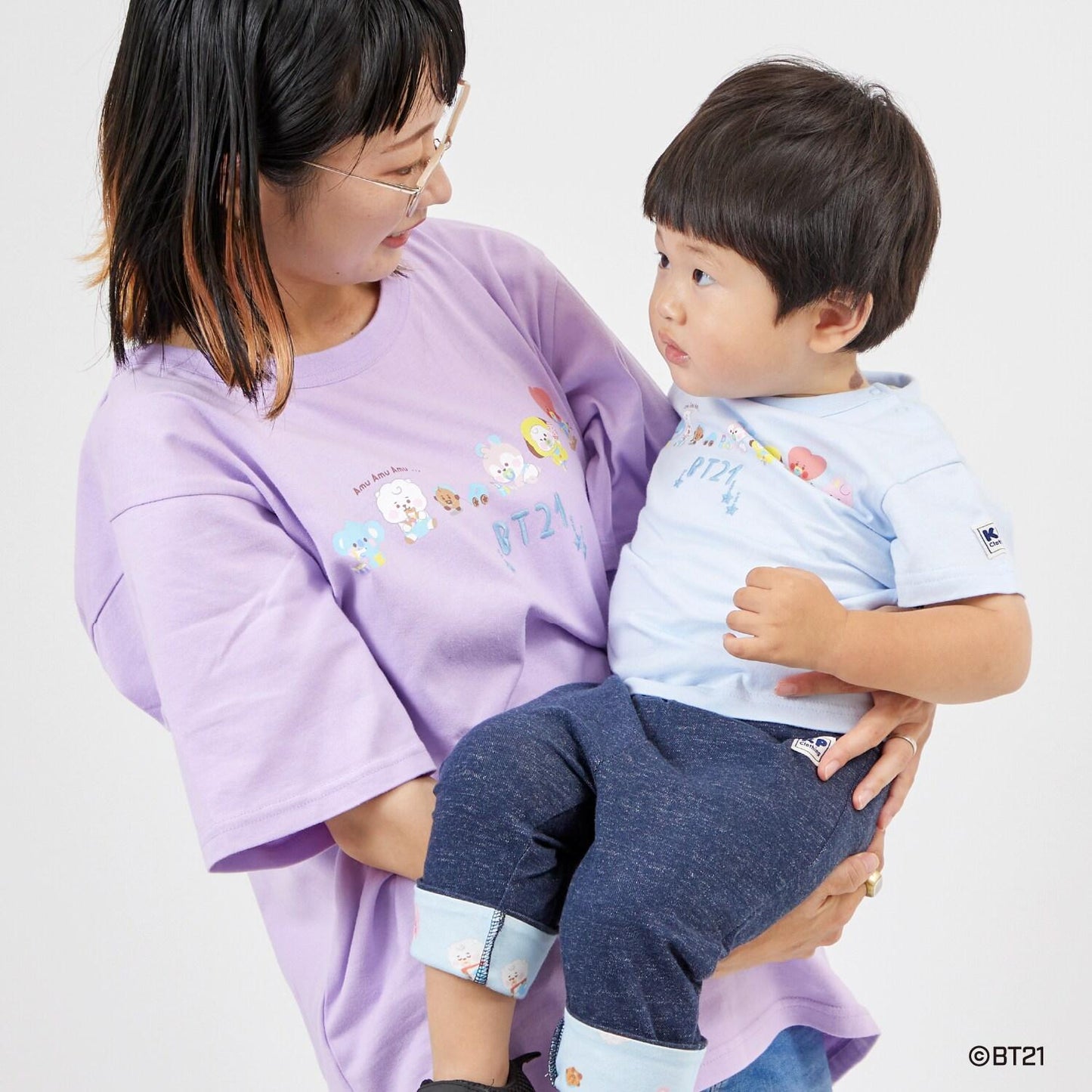 【《BT21》】印花及刺繡短袖T恤（成人款）