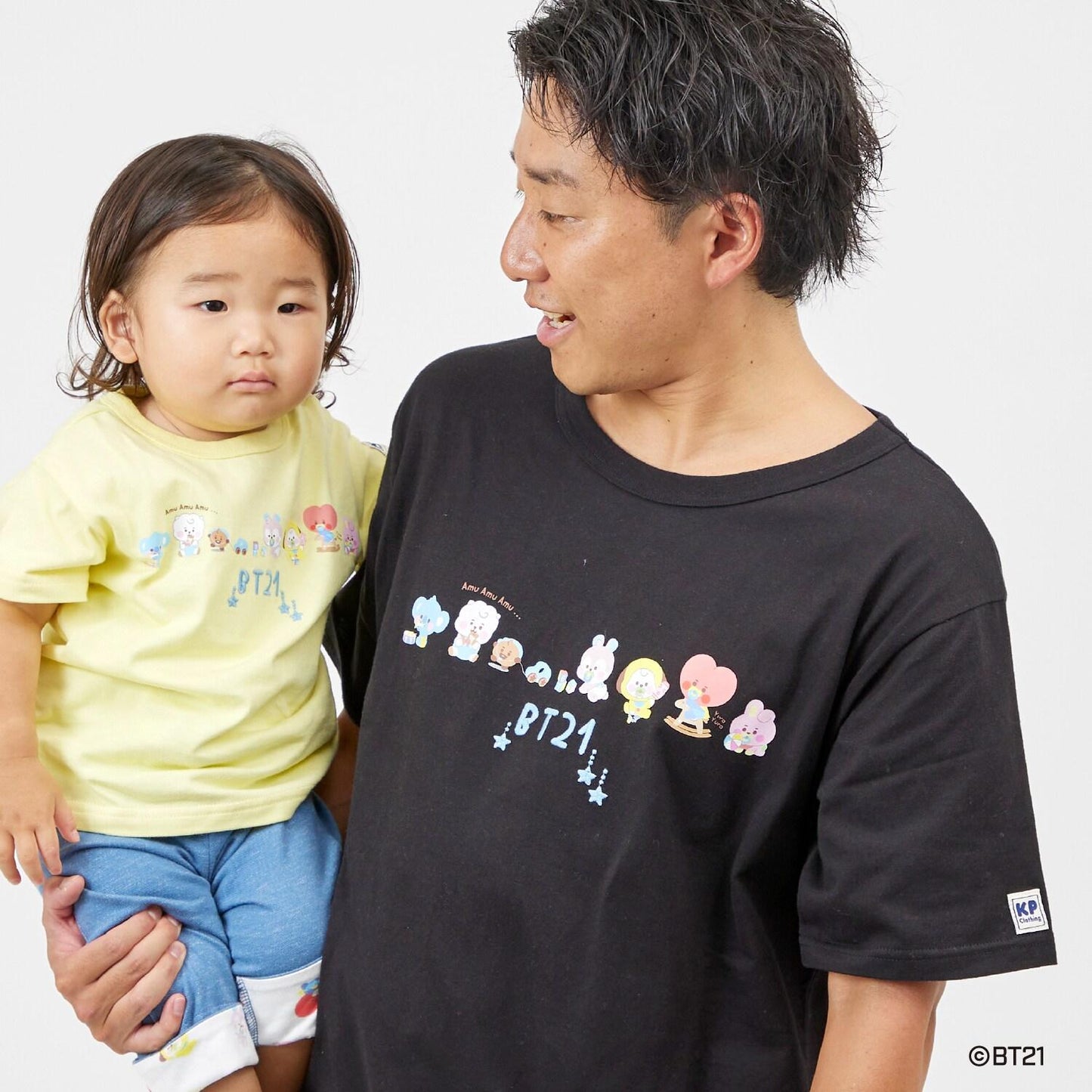 【《BT21》】印花及刺繡短袖T恤（成人款）