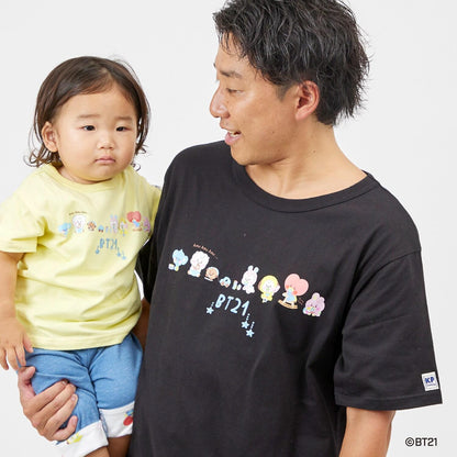 【《BT21》】印花及刺繡短袖T恤（成人款）