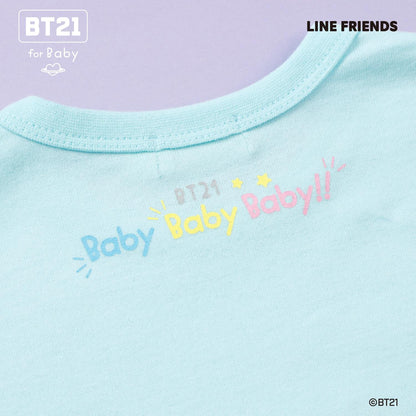 【《BT21》】刺繡短袖T恤