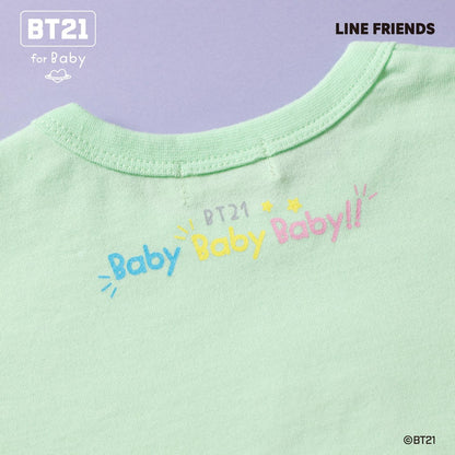 【《BT21》】刺繡短袖T恤