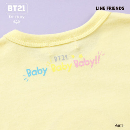 【《BT21》】刺繡短袖T恤