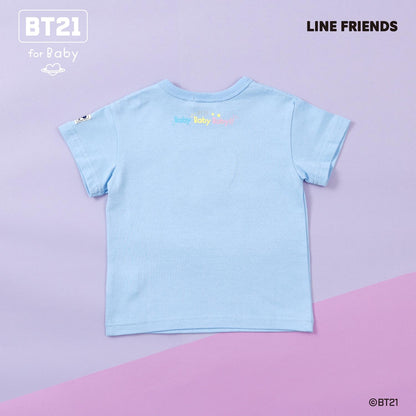 【《BT21》】刺繡短袖T恤