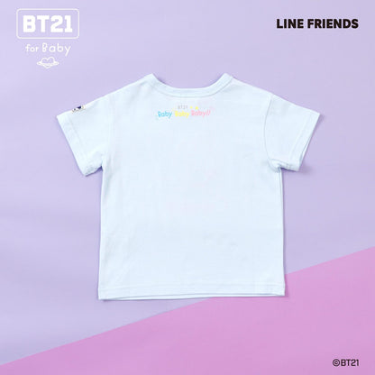 【《BT21》】刺繡短袖T恤