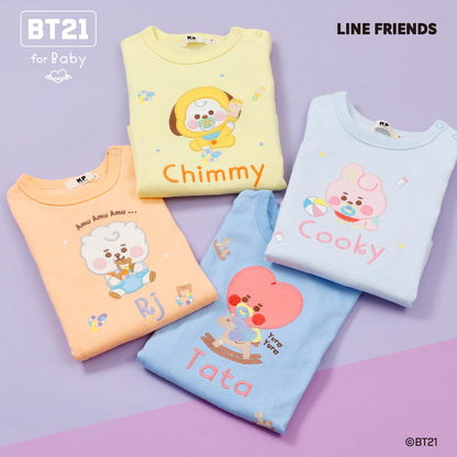 【《BT21》】刺繡短袖T恤