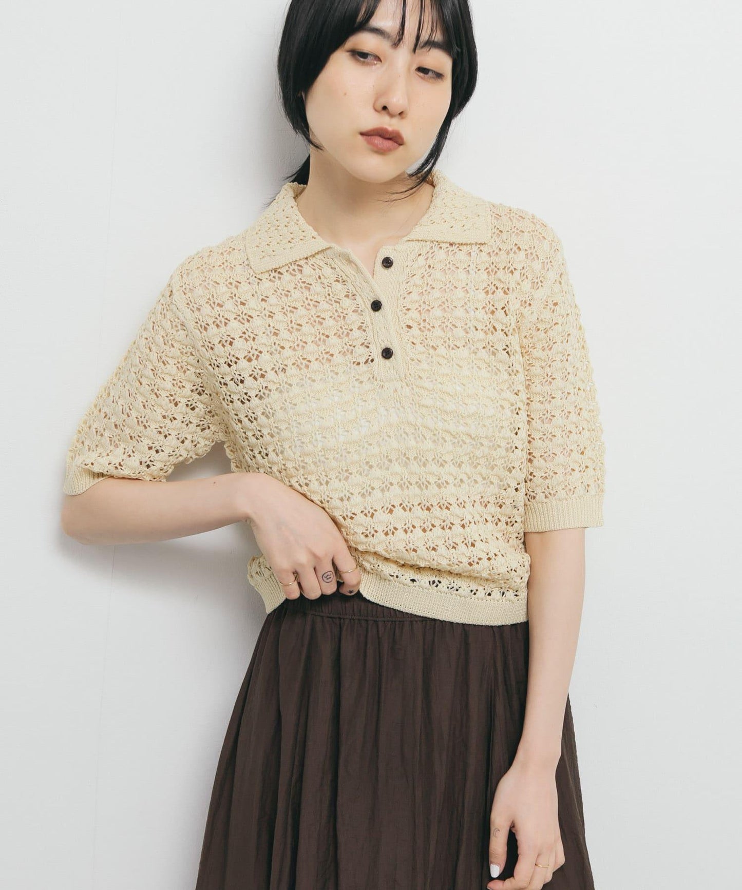 拉塞爾彩色針織衫