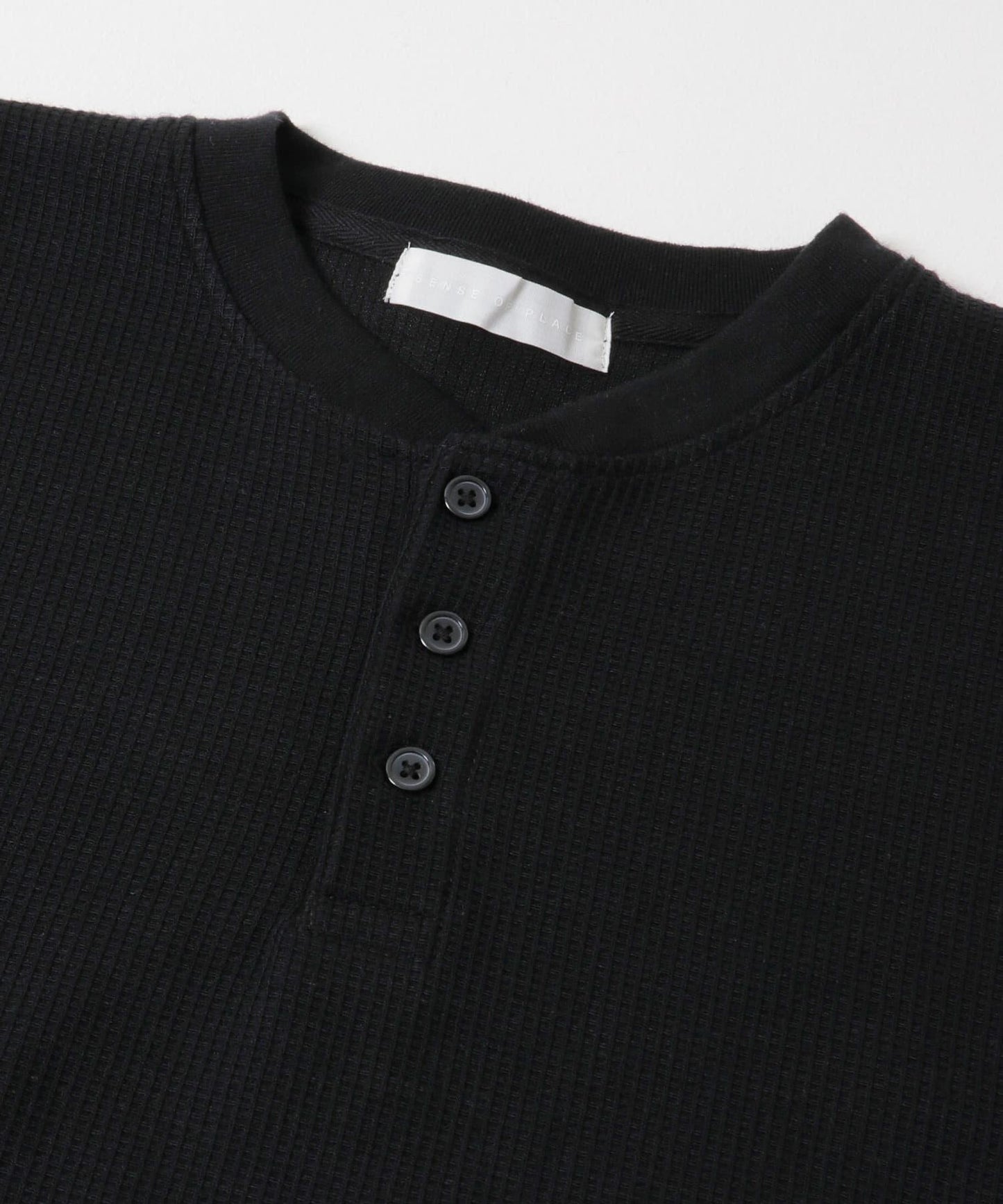 亨利領珠地布套頭衫