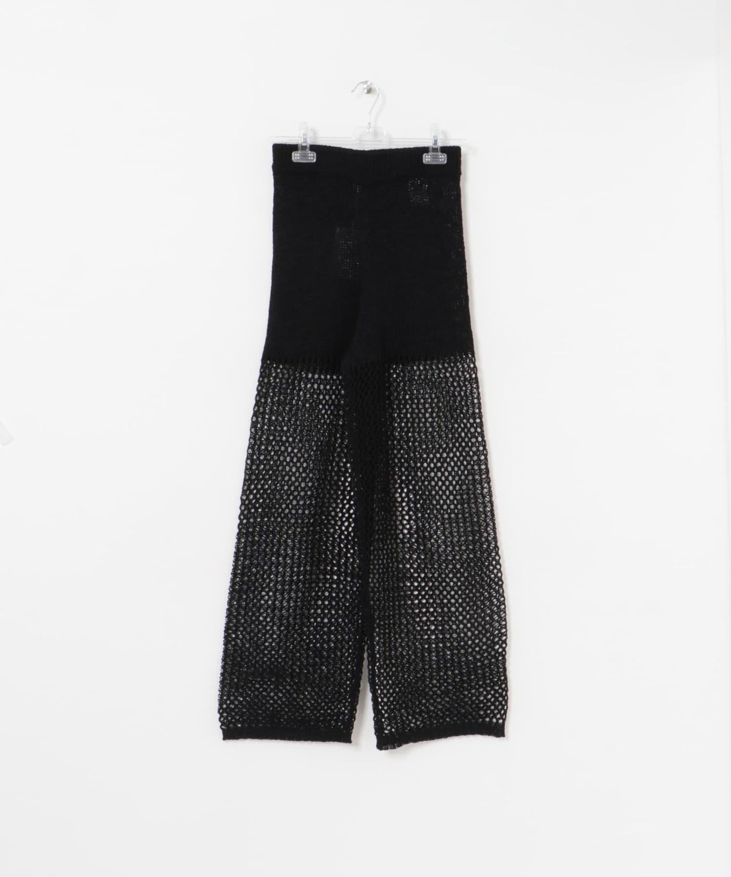 薄紗網眼針織長褲