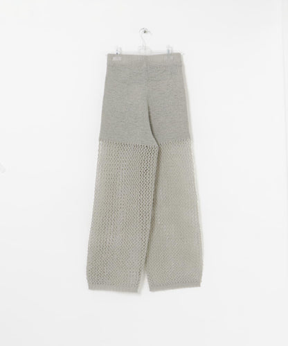 薄紗網眼針織長褲