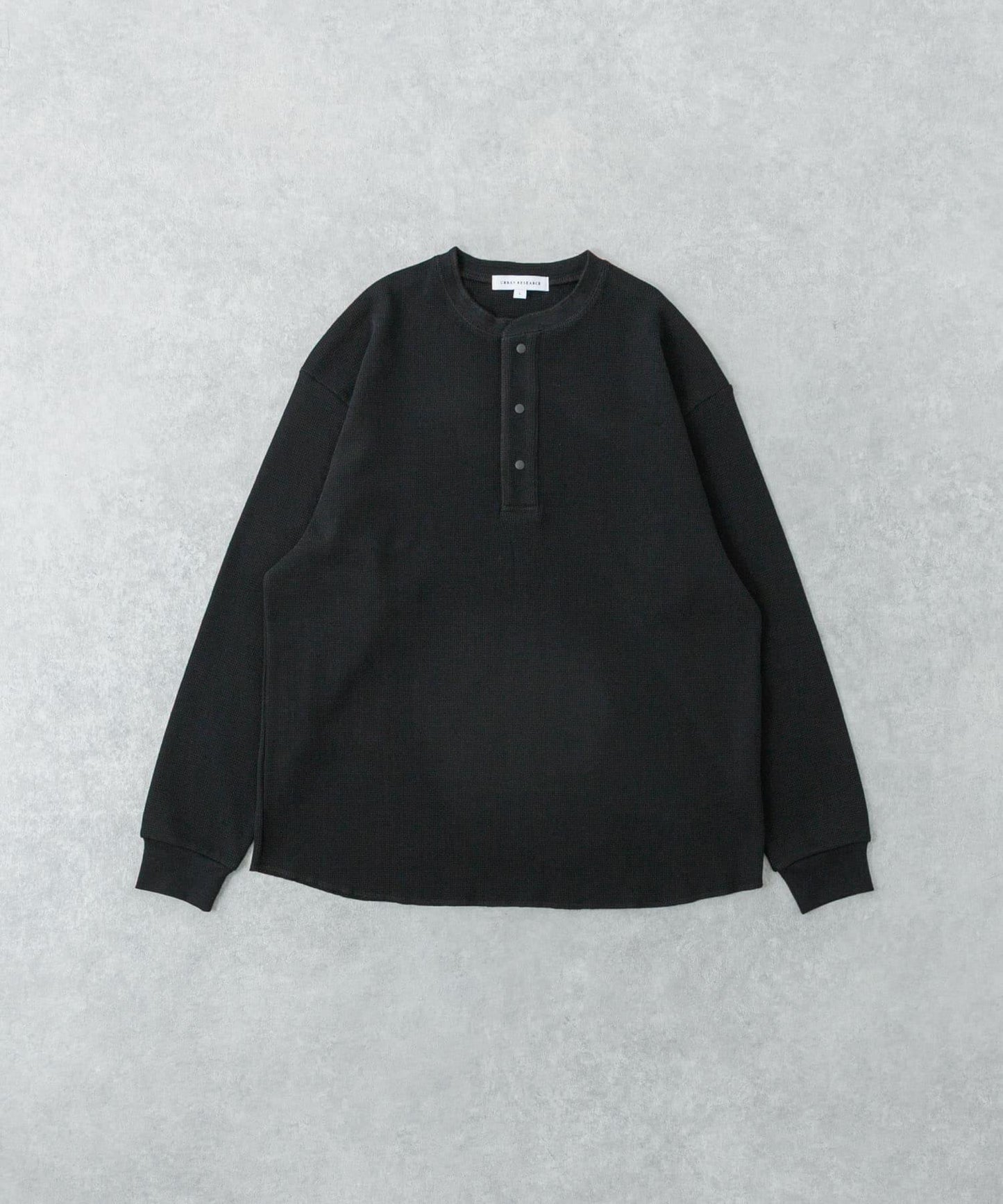 『UR TECH』加密華夫格亨利領長袖