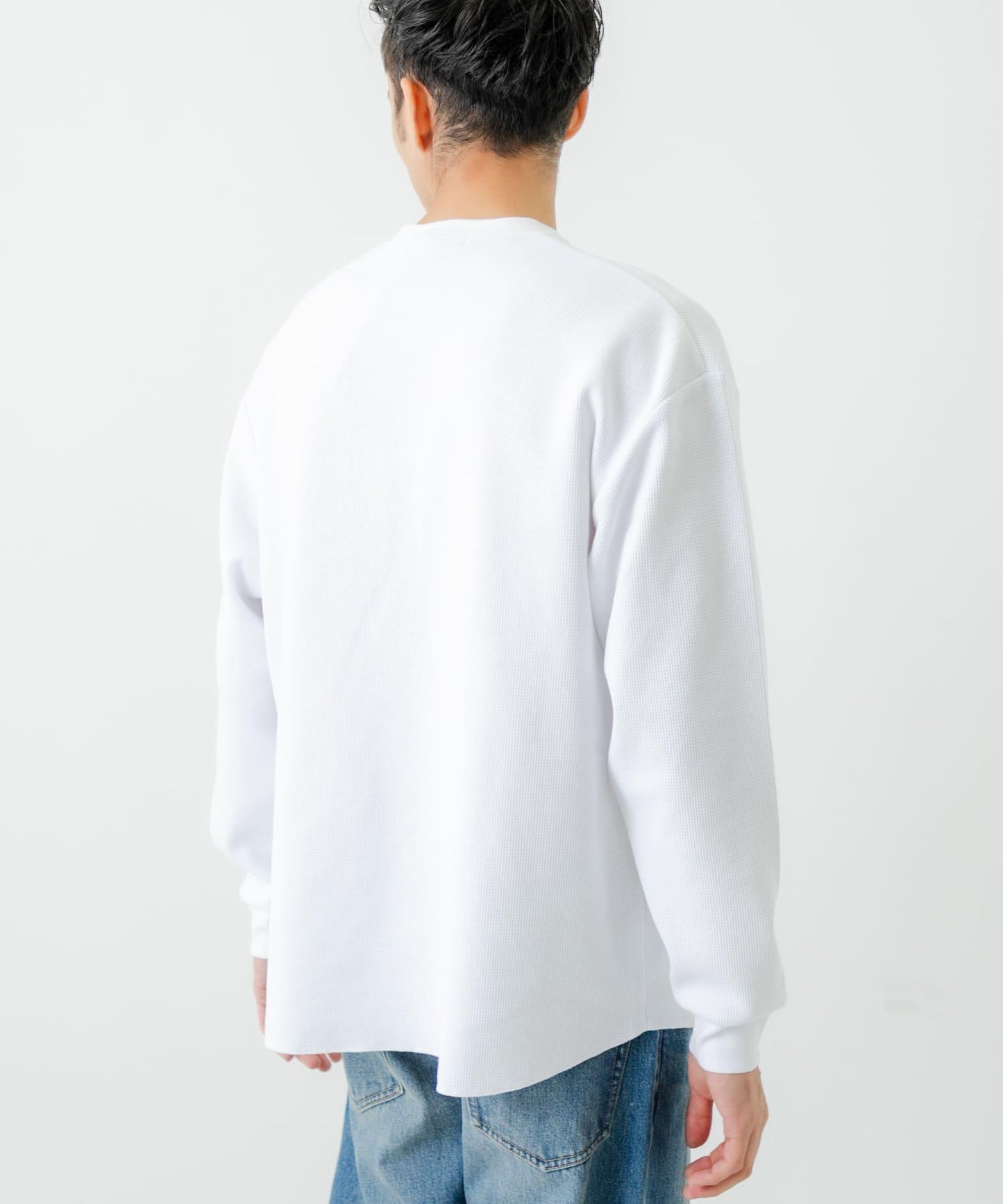 『UR TECH』加密華夫格亨利領長袖