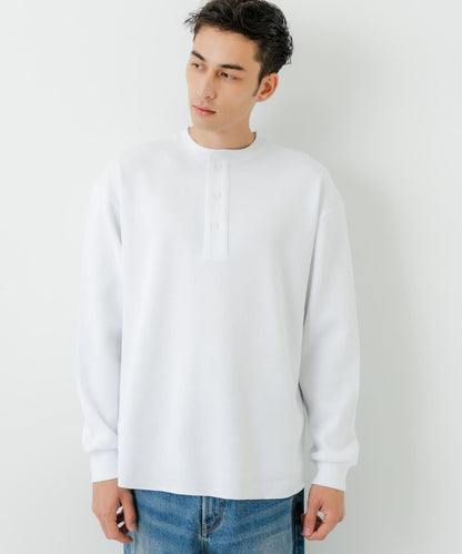 『UR TECH』加密華夫格亨利領長袖