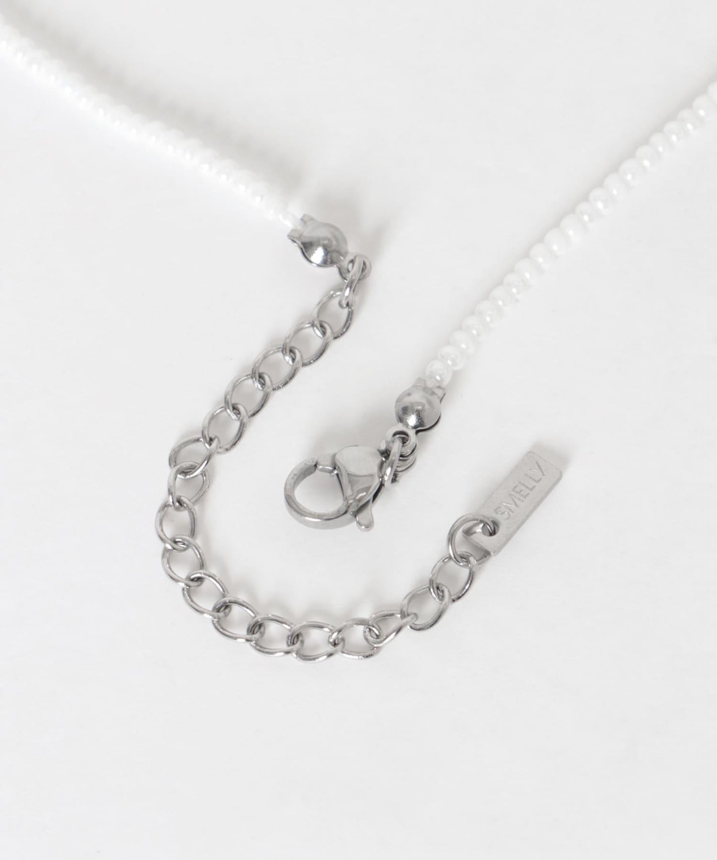 不鏽鋼花朵造型珠子項鍊