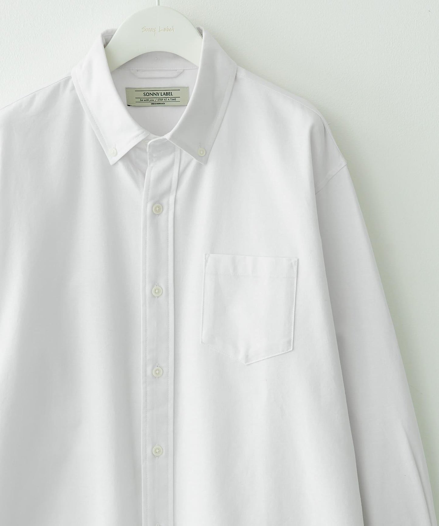 抗菌牛津紡扣領長袖襯衫