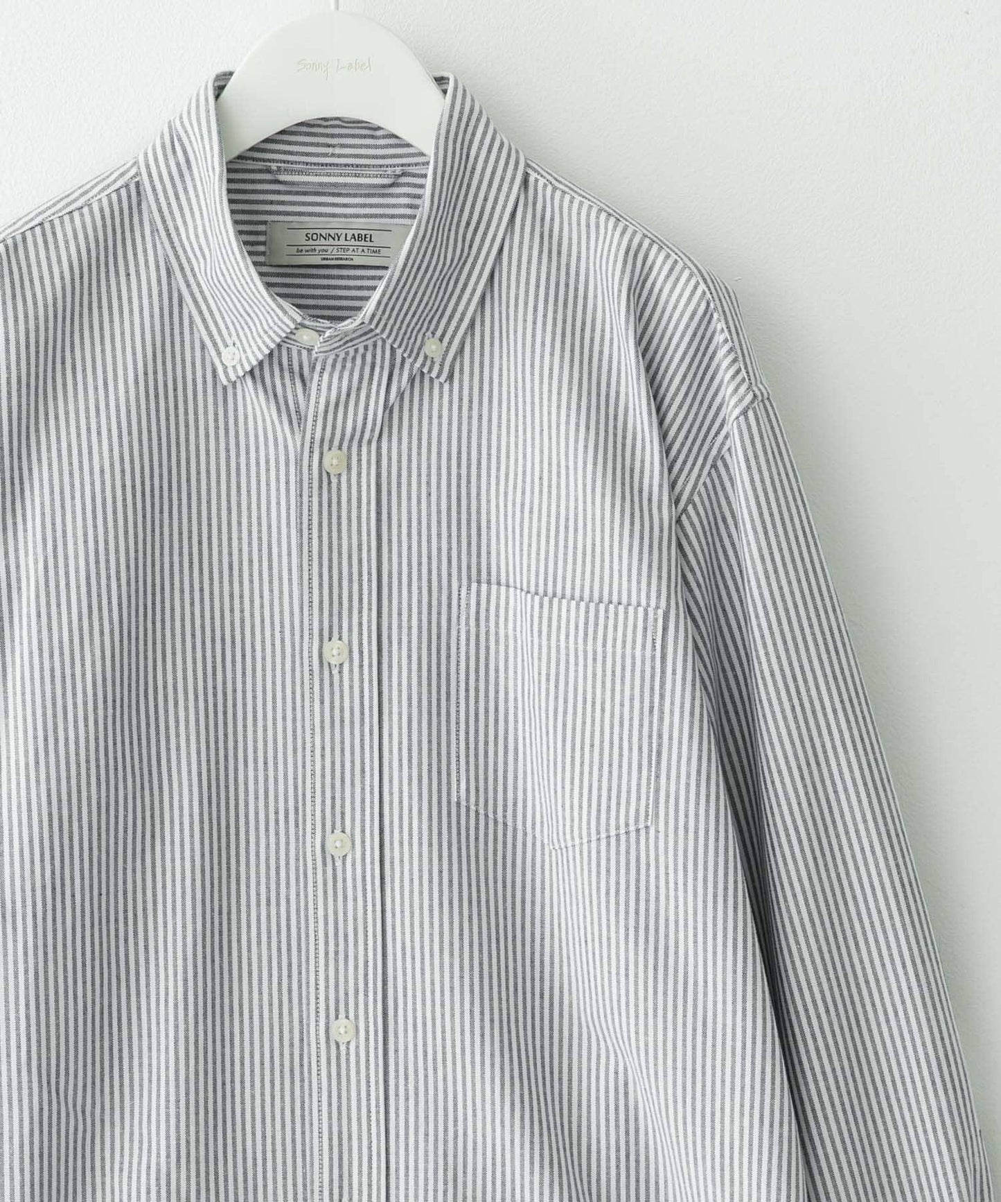 抗菌牛津紡扣領長袖襯衫