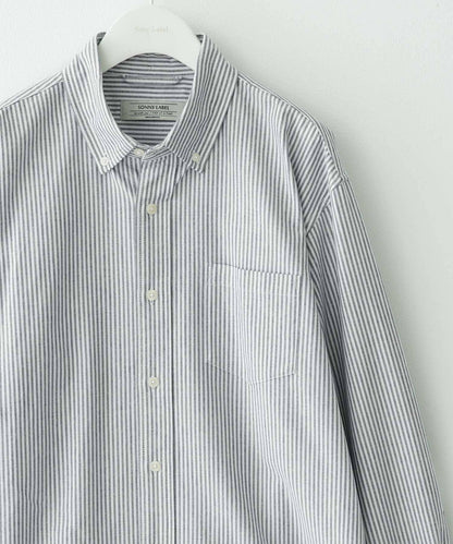 抗菌牛津紡扣領長袖襯衫