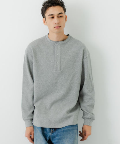 『UR TECH』加密華夫格亨利領長袖