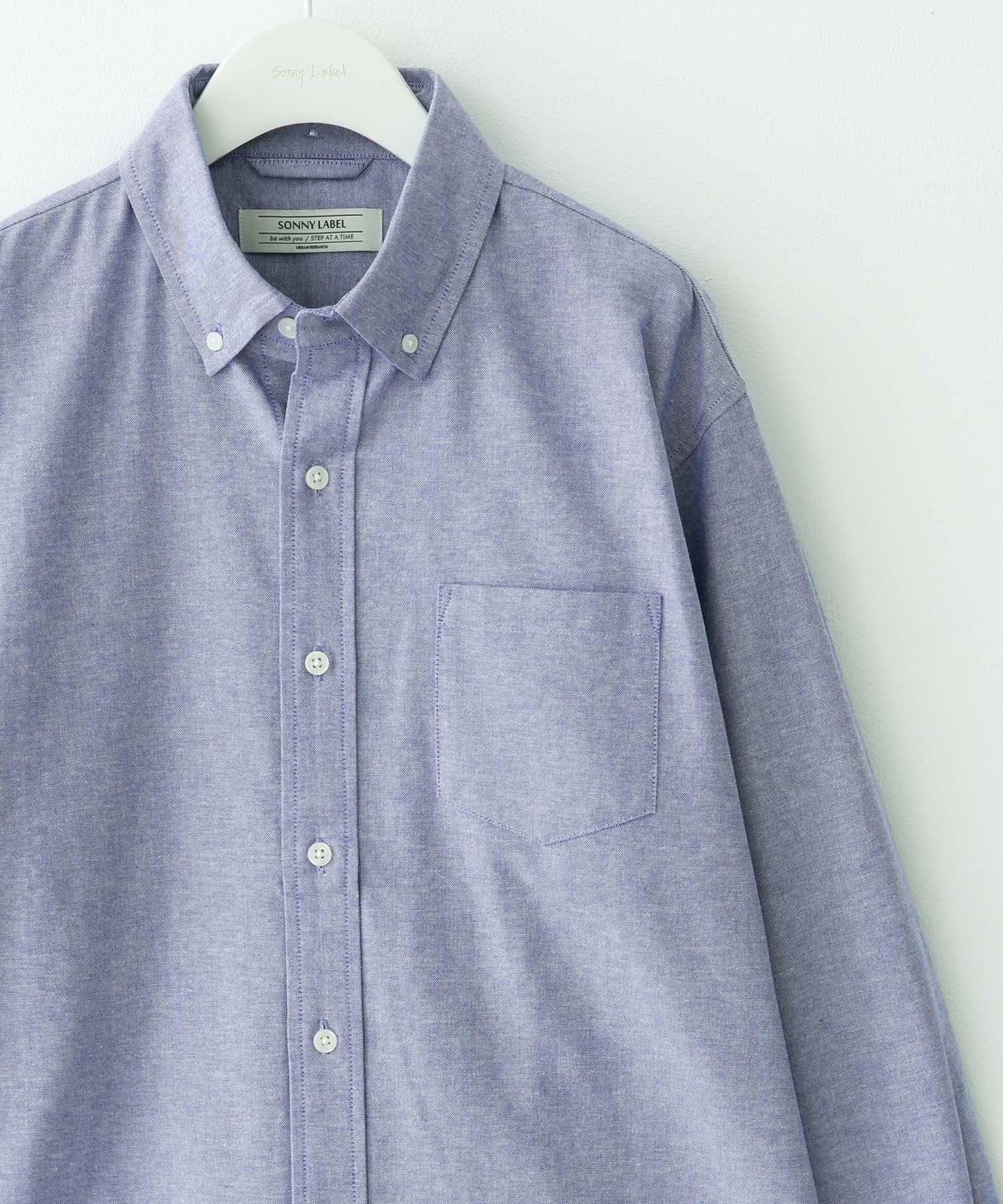 抗菌牛津紡扣領長袖襯衫