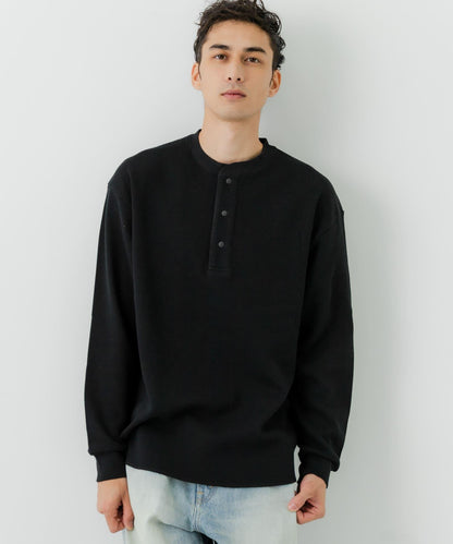 『UR TECH』加密華夫格亨利領長袖