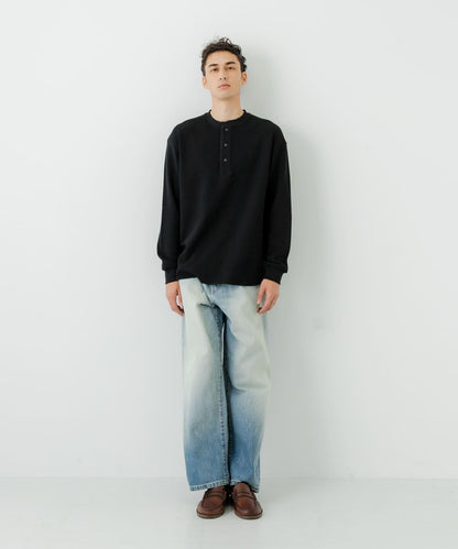 『UR TECH』加密華夫格亨利領長袖