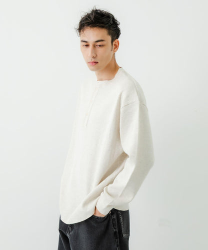 『UR TECH』加密華夫格亨利領長袖