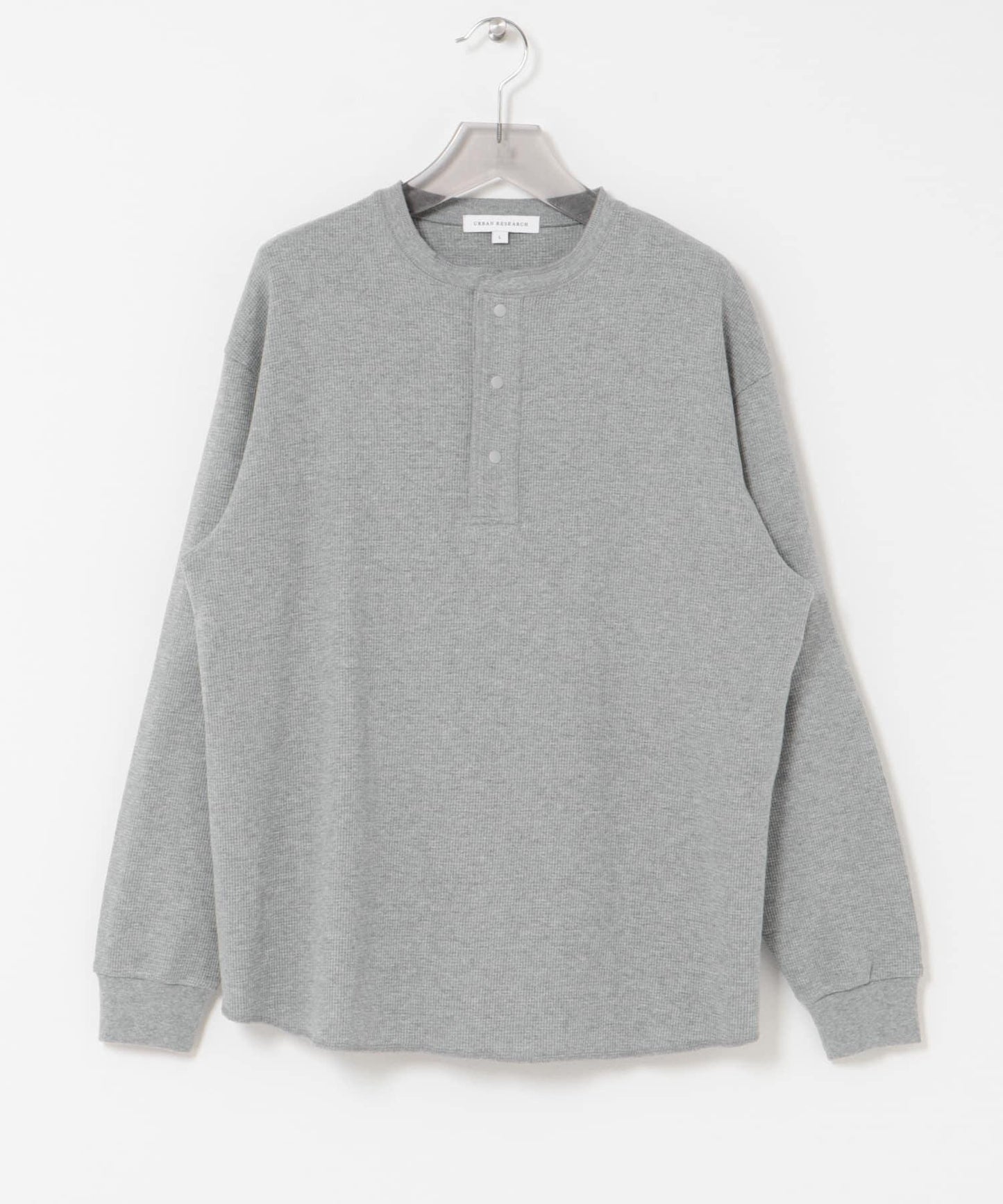 『UR TECH』加密華夫格亨利領長袖