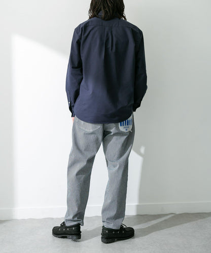 抗菌牛津紡扣領長袖襯衫