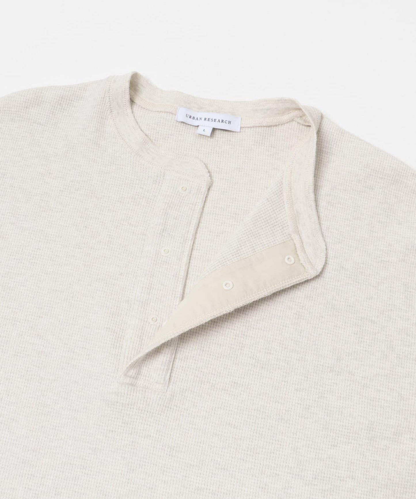 『UR TECH』加密華夫格亨利領長袖