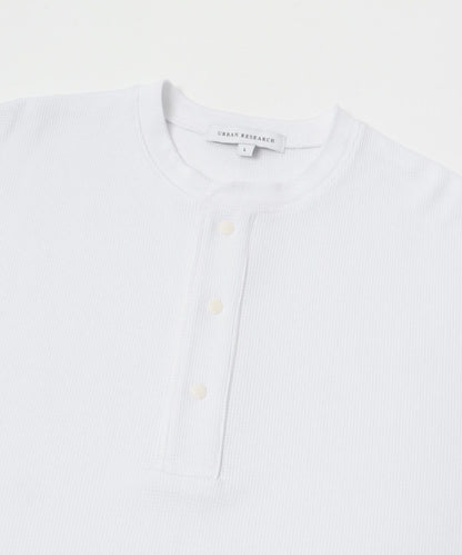 『UR TECH』加密華夫格亨利領長袖