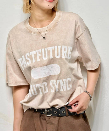 學院風水洗做舊 T恤 3號