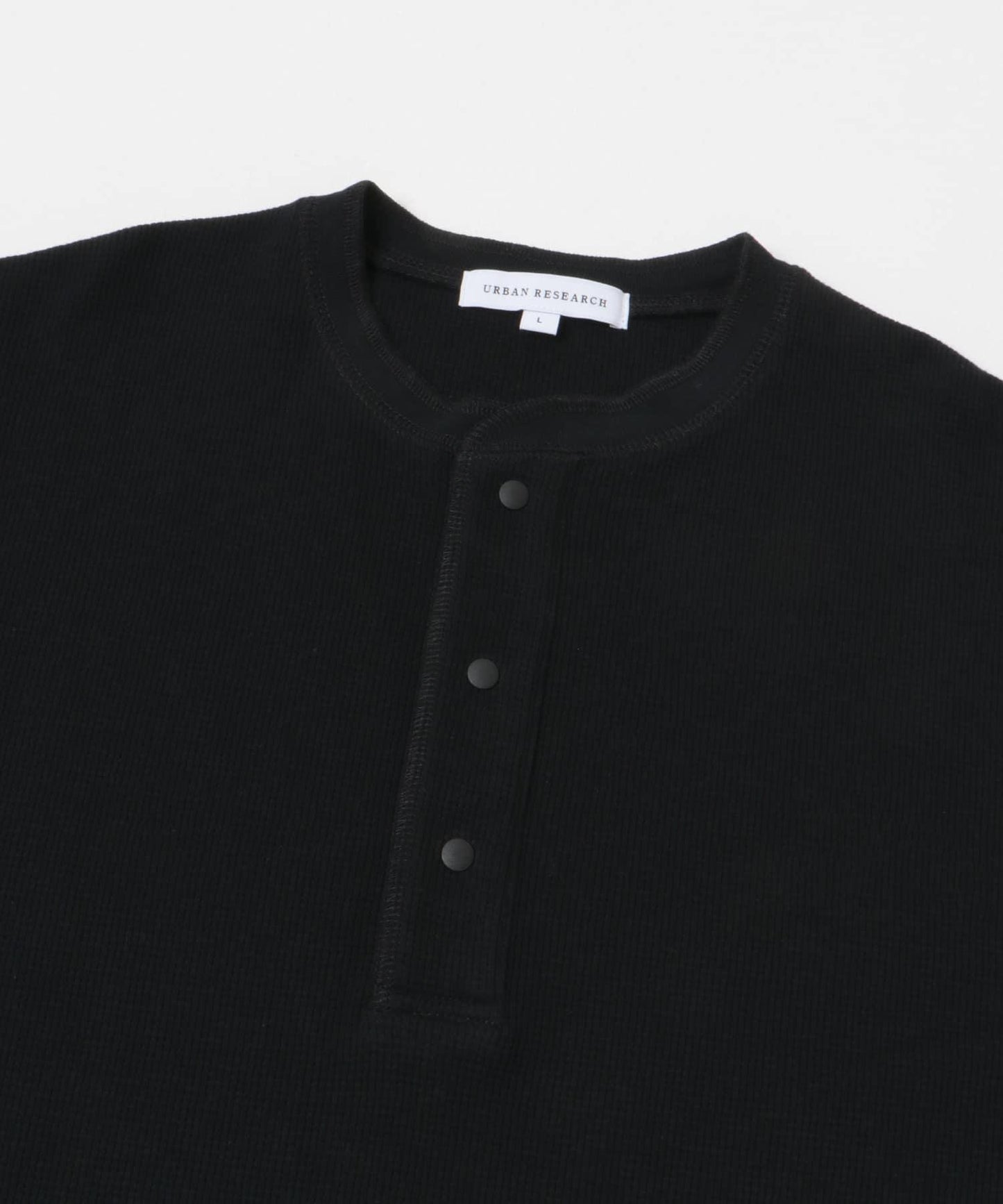 『UR TECH』加密華夫格亨利領長袖