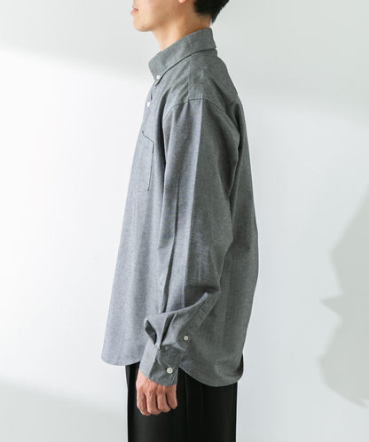 抗菌牛津紡扣領長袖襯衫